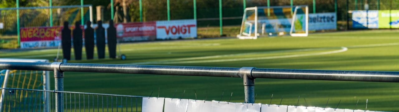 Gesperrter Sportplatz