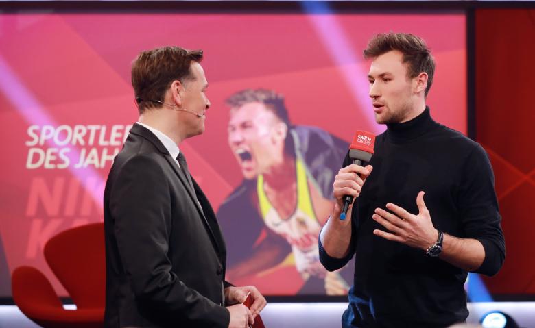 Niklas Kaul im Interview mit Holger Westphal (SWR)