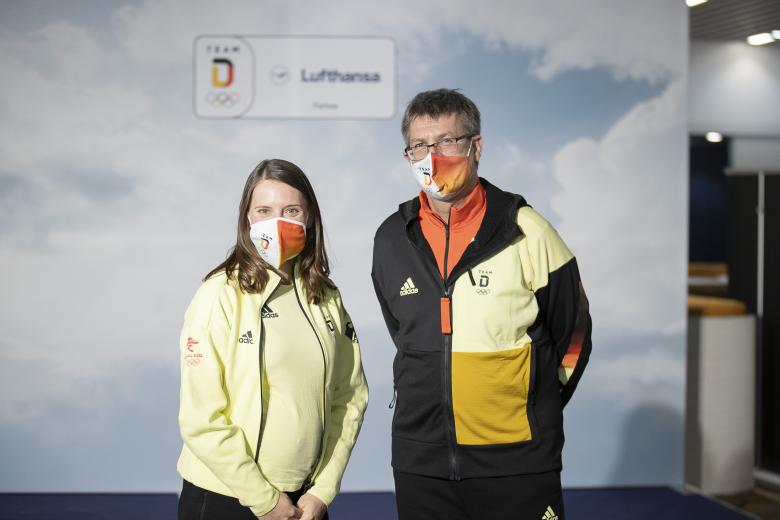 Miriam Welte (DOSB-Vizepräsidentin) und Thomas Weikert (DOSB-Präsident)