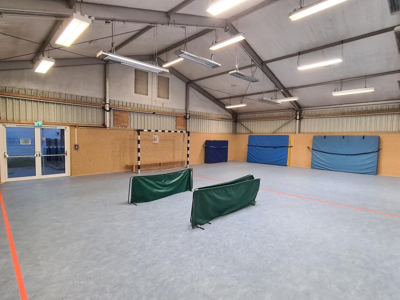 Sporthalle von innen