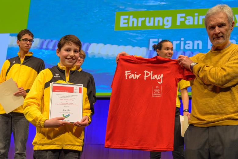 Übergabe Fairplaypreis