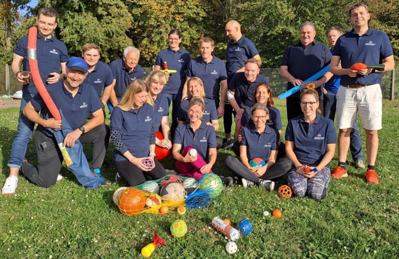 Sportliche Gruppe