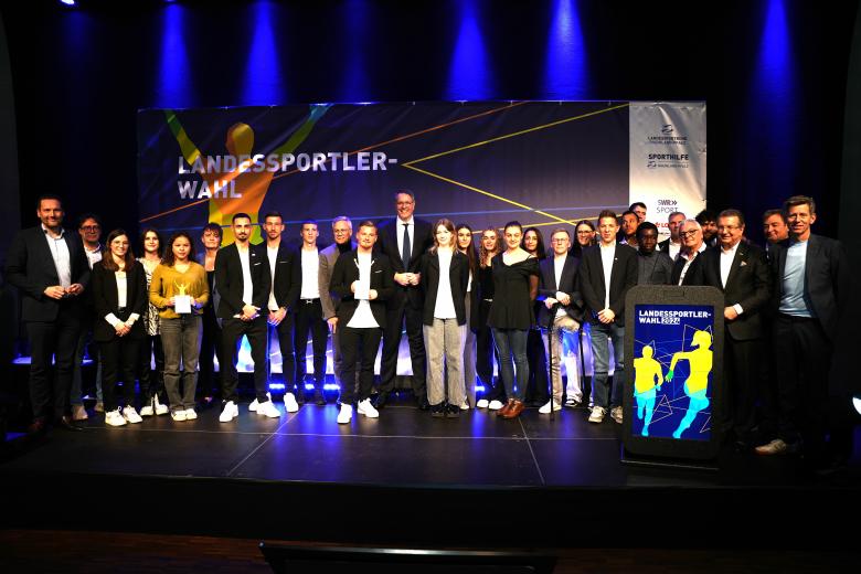 Abschlussfoto Siegerehrung Landessportlerwahl