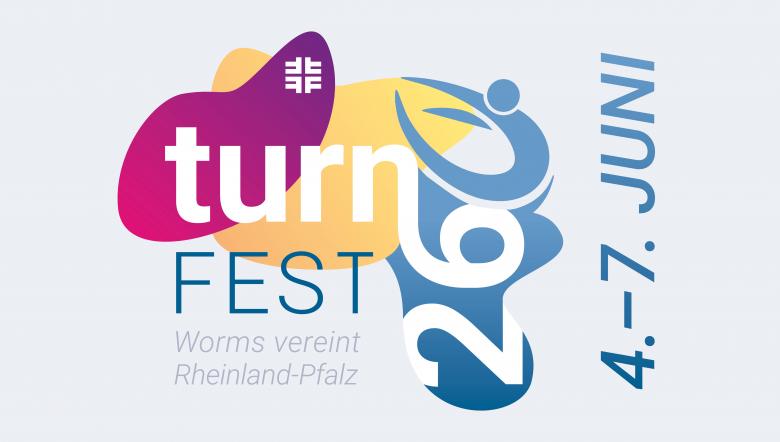 Logo Turnfest RLP 2026 in Worms