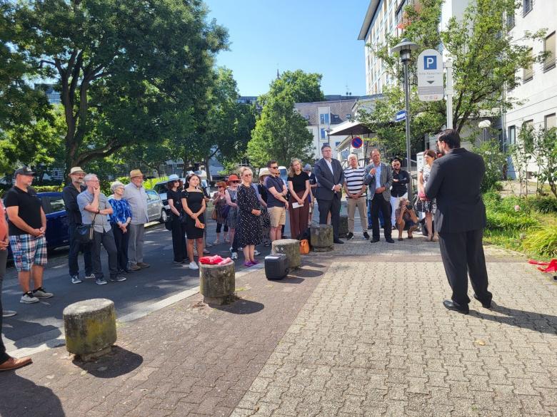 Gedenkveranstaltung im Freien