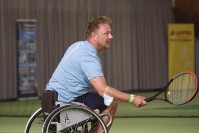 Rollstuhltennis in Aktion