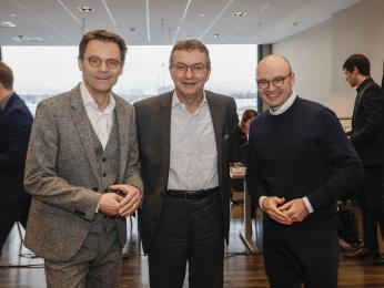 Siegerehrung Landessportlerwahl: Christian Döring, Jürgen Häfner, Christof Palm