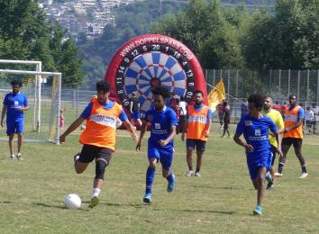 Fußball verbindet: Wichtiger als die sportlichen Leistungen wart das starke Gemeinschaftsgefühl unter allen Beteiligten. Foto: Mark Borger