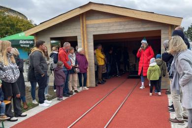 Eröffnung der Anschubbahn in Hachenburg
