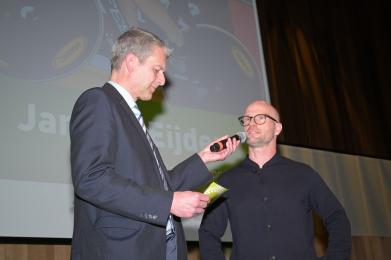 Jan van Eijden (r.) im Interview