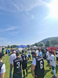 Rückansicht von einer Mannschaft auf dem Vito-Contento-Cup