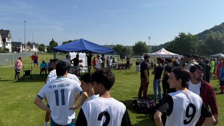Ein Fußballteam des Vito-Contento-Cups.