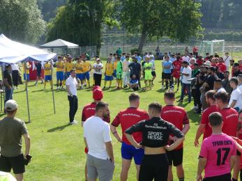 Mannschaftsaufstellung beim Vito-Contento-Cup