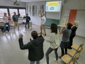 Sport im Klassensaal