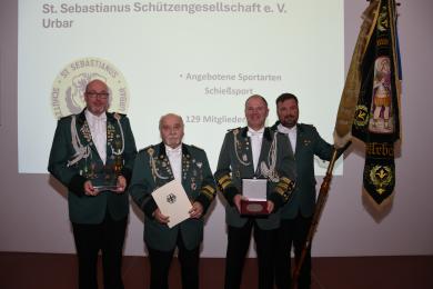 Ehrung St. Sebastianus Schützengesellschaft Urbar 2