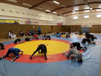 Ringer während der Trainingsdemonstration.