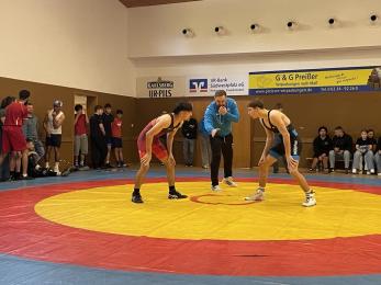 Ringer während der Trainingsdemonstration.