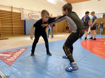 Ringer während der Trainingsdemonstration.
