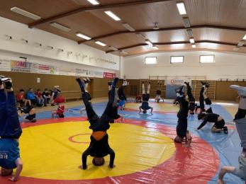 Ringer während der Trainingsdemonstration.