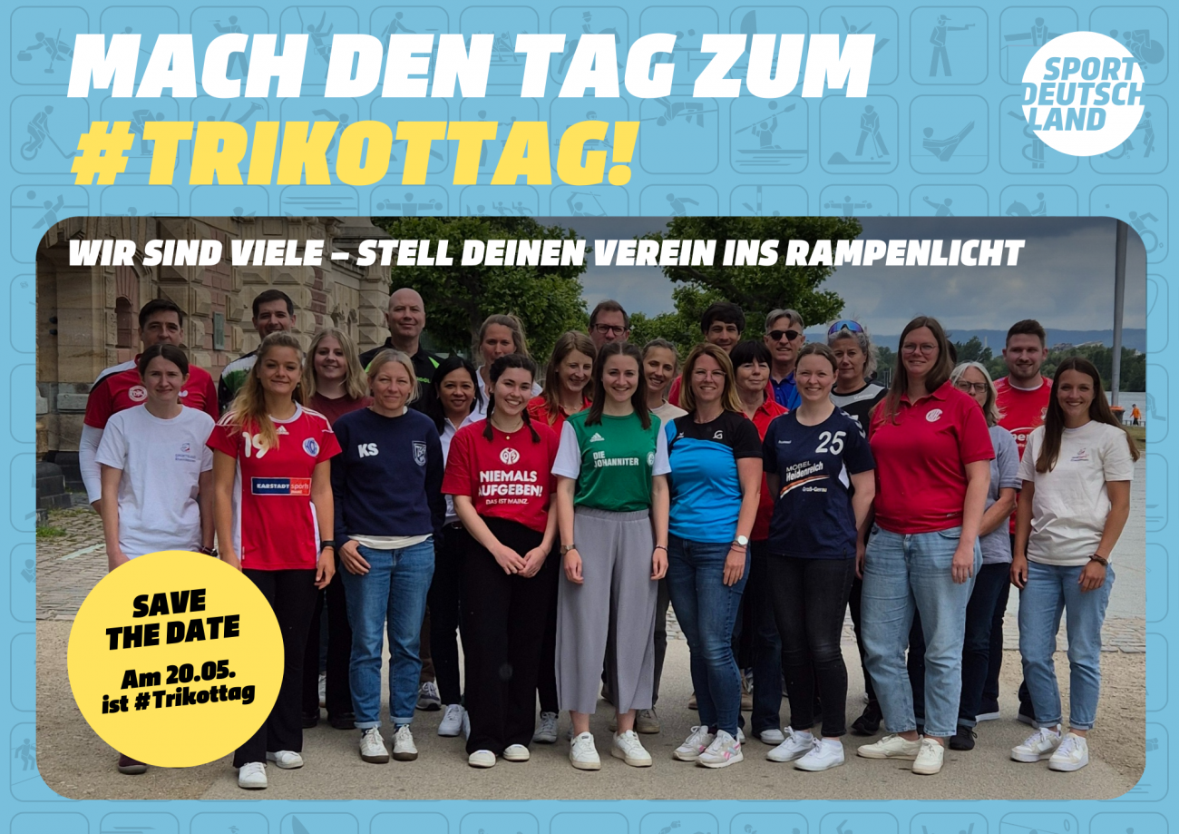 Grafik zur Ankündigung des Trikottags