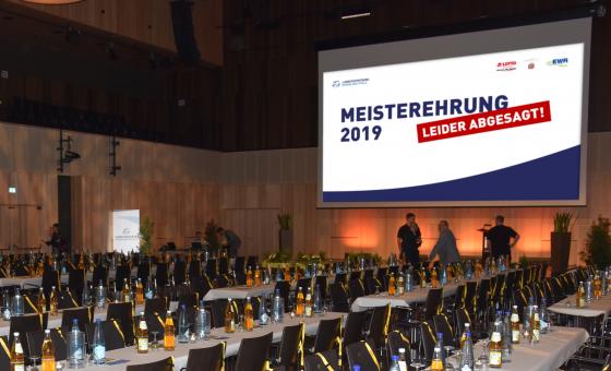 Meisterehrung Absage 