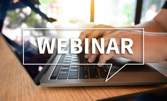 Beispielbild mit dem Banner "Webinar"