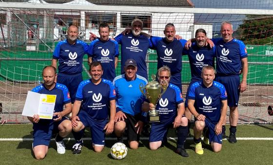 Ältere Fußballmannschaft