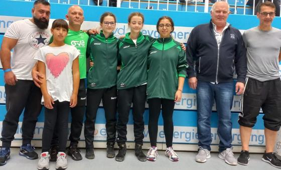 Ringer*innen mit Trainern