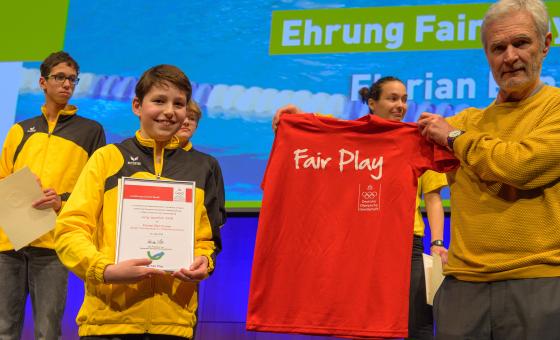 Übergabe Fairplaypreis