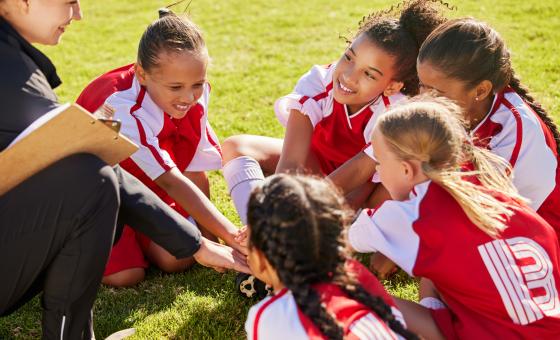 Jugendliche beim Sport