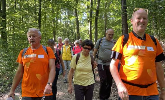 Wanderer im Wald