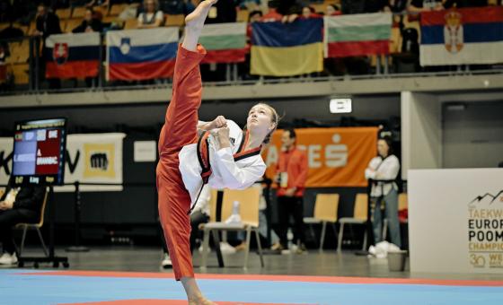 Ksenia Bongard beim  Poomsae