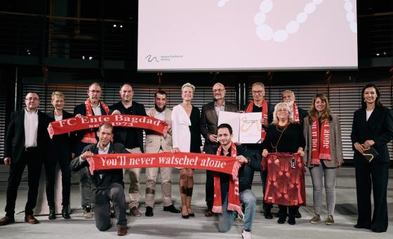 Gruppenfoto mit Geehrten
