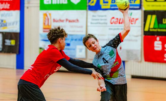Jugendhandballer in Aktion
