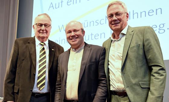 Alter und neuer Präsident Sportbund Pfalz