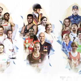 Athlet*innen Collage des Teams Tokio RLP