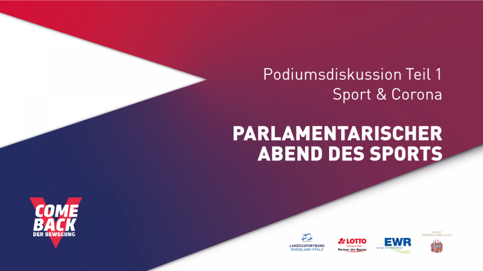 Parlamentarischer Abend des Sports Podiumsdiskussion Runde 1